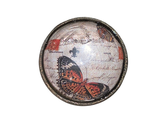 French Inspired Butterfly Knob